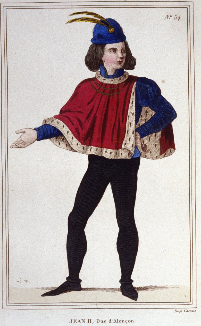 Valois John II, Alençon Dükü (1409-1476). Jeanne d