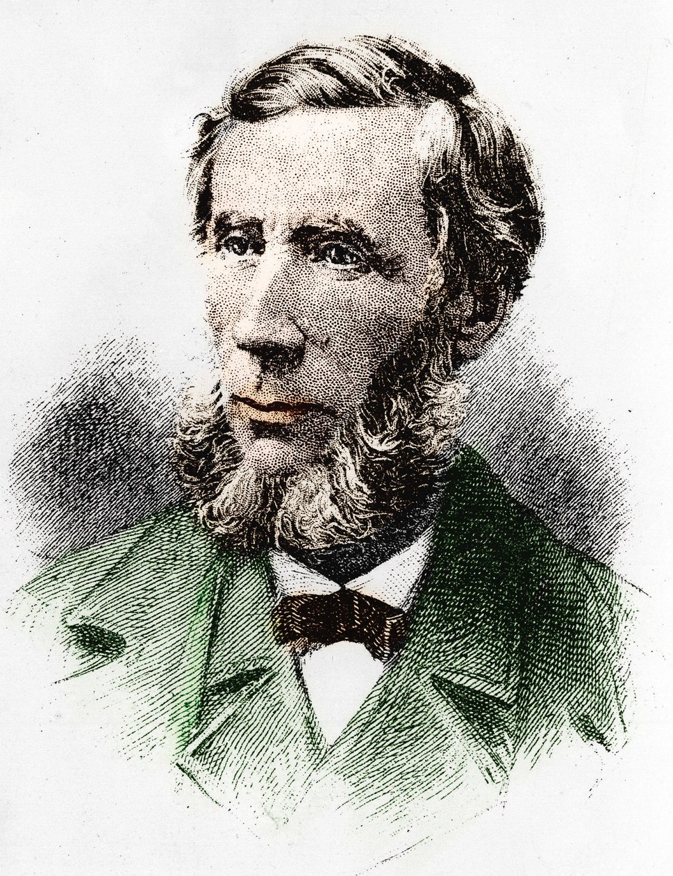 John Tyndall (1820-1893), İrlandalı fizikçi. by Unknown artist