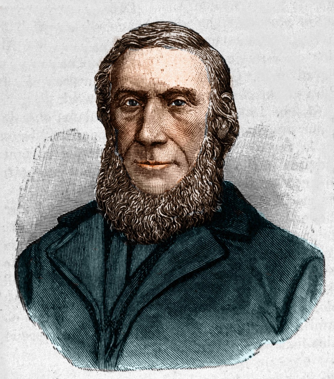 John Tyndall (1820-1893). İrlandalı fizikçi. by Unknown artist