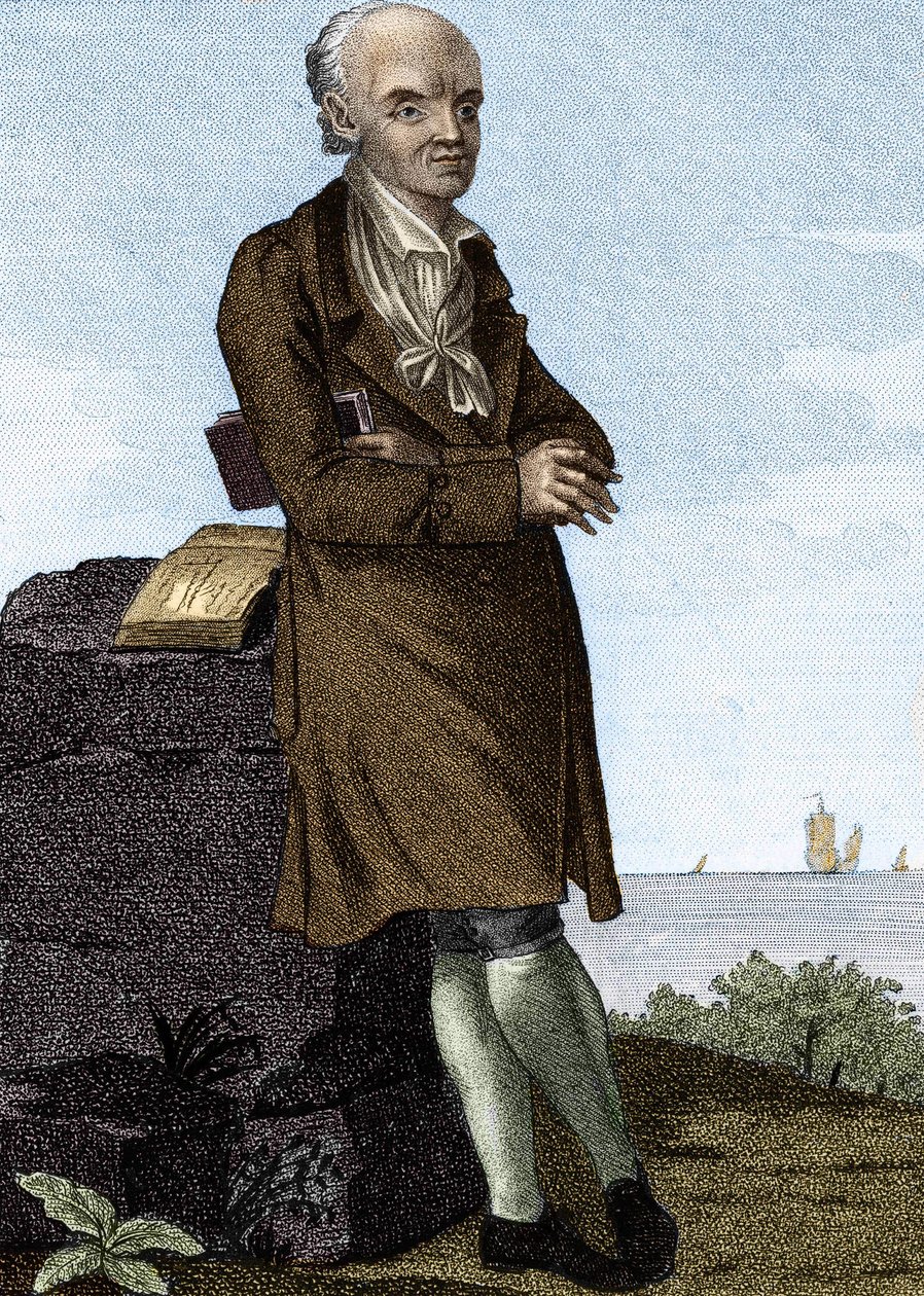 Joseph Jerome Lefrancois de Lalande, Fransız Astronom (1732-1807). by Unknown artist