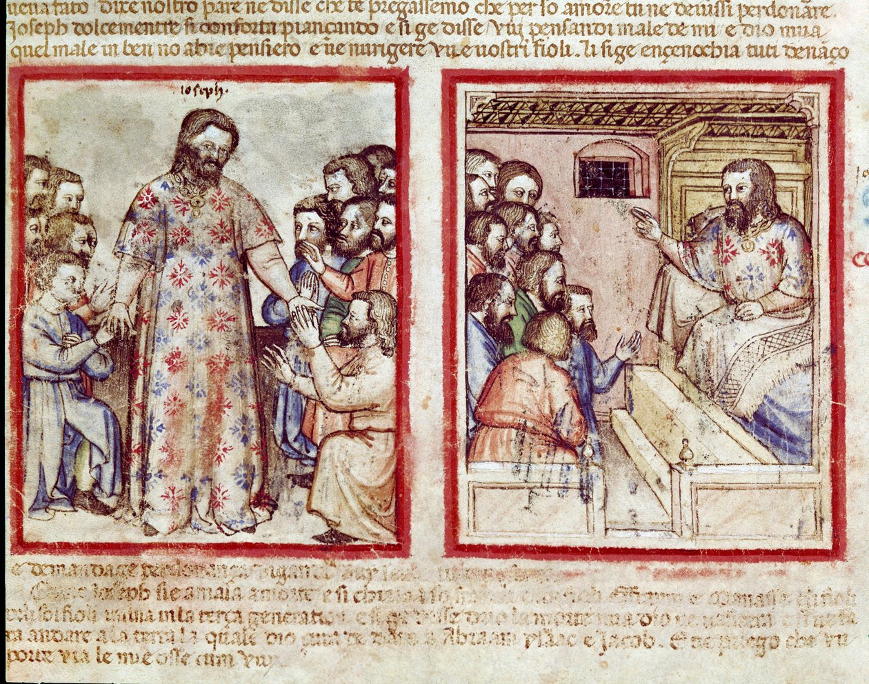 110 yaşında ağır hasta olan Joseph, kendisine secde eden kardeşlerini affeder Codex 212