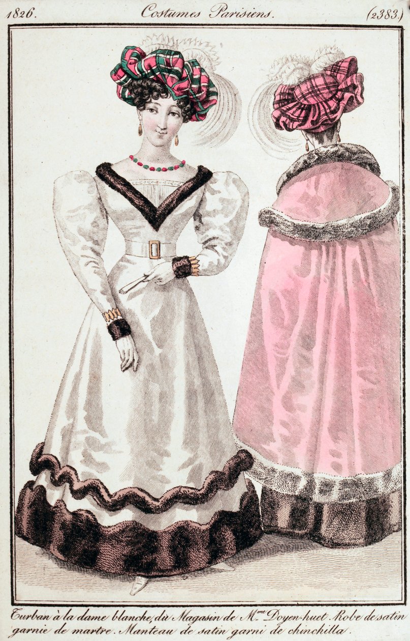 Bayanlar ve moda dergisi, Paris kostümleri by Unknown artist