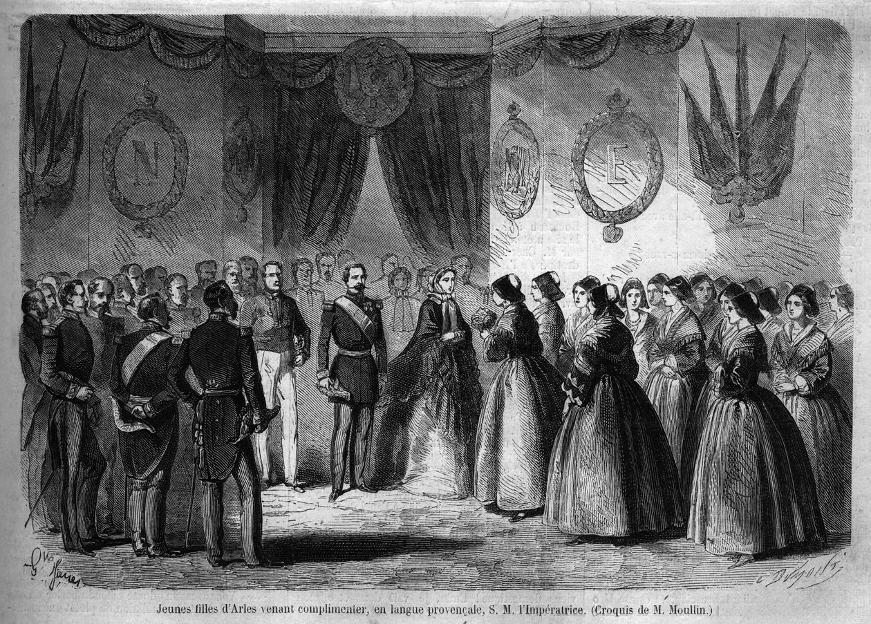 İmparator III. Napolyon (1808-1873) ve eşi Eugenie de Montijo
