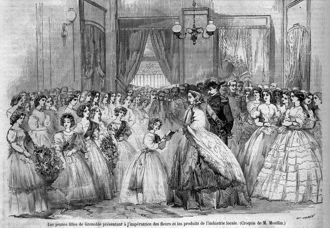 İmparator III. Napolyon (1808-1873) ve eşi Eugenie de Montijo
