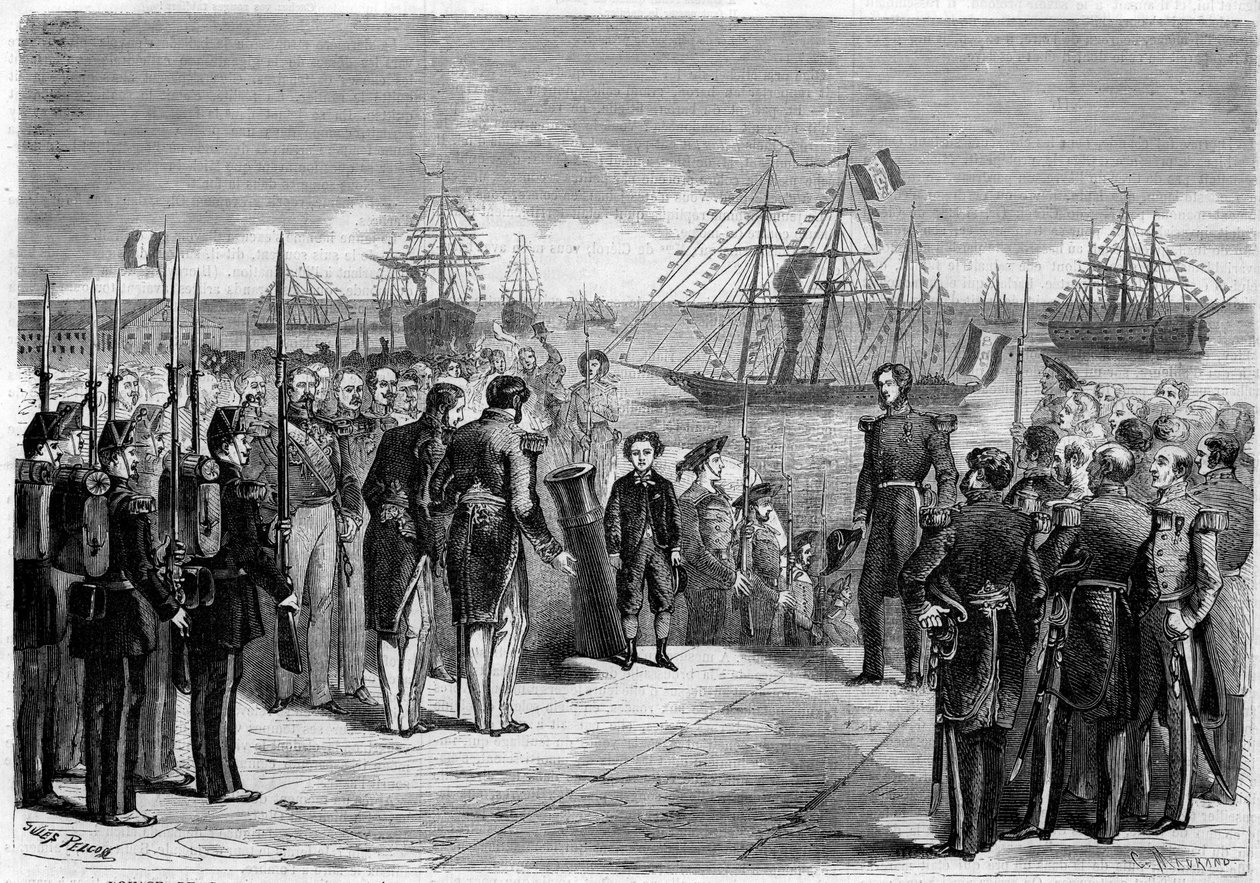 Majestelerinin Yolculuğu İmparatorluk Prensi Napolyon Eugene Louis Jean Joseph Bonaparte (1856-1879), III. Napolyon