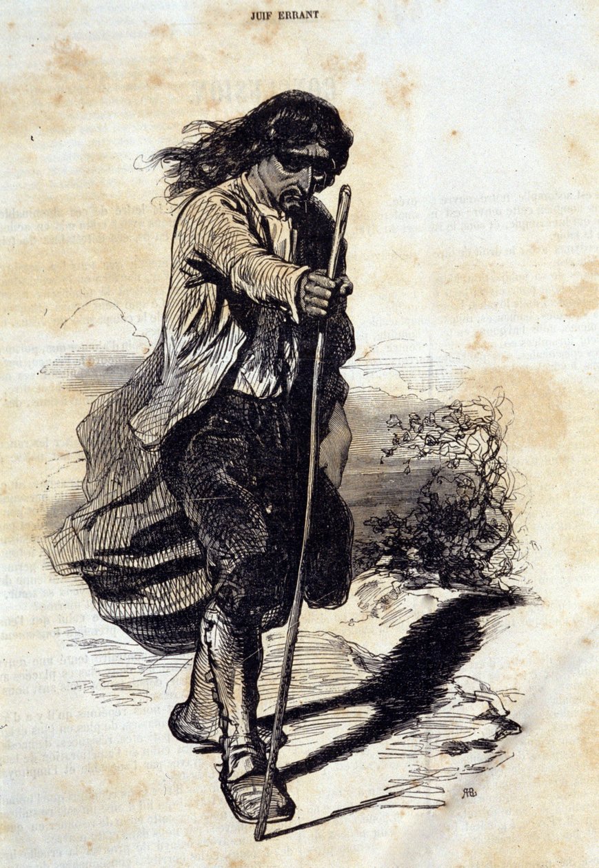 Yahudilik: Yahudi gezgin satıcı (gezici Yahudi). by Unknown artist