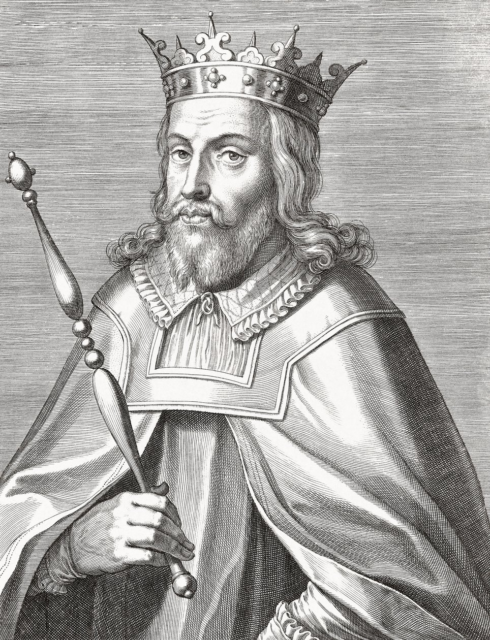 Portekiz Kralı I. Duarte. Edward I. Portre. by Unknown artist