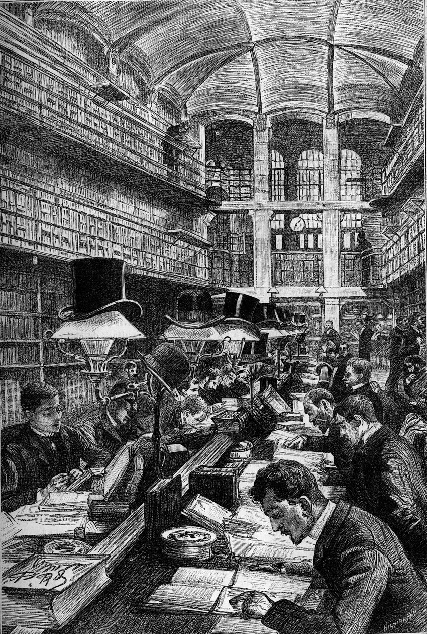 Paris Hukuk Fakültesi Cujas Kütüphanesi, “La jeunesse” gazetesinde gravür by Unknown artist