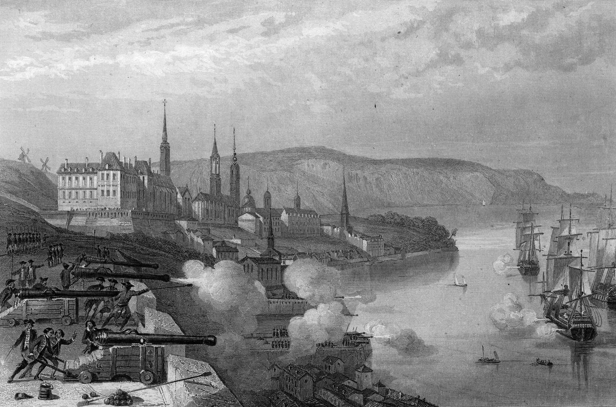 Kont De Frontenac tarafından Quebec savunması. Van Tenac