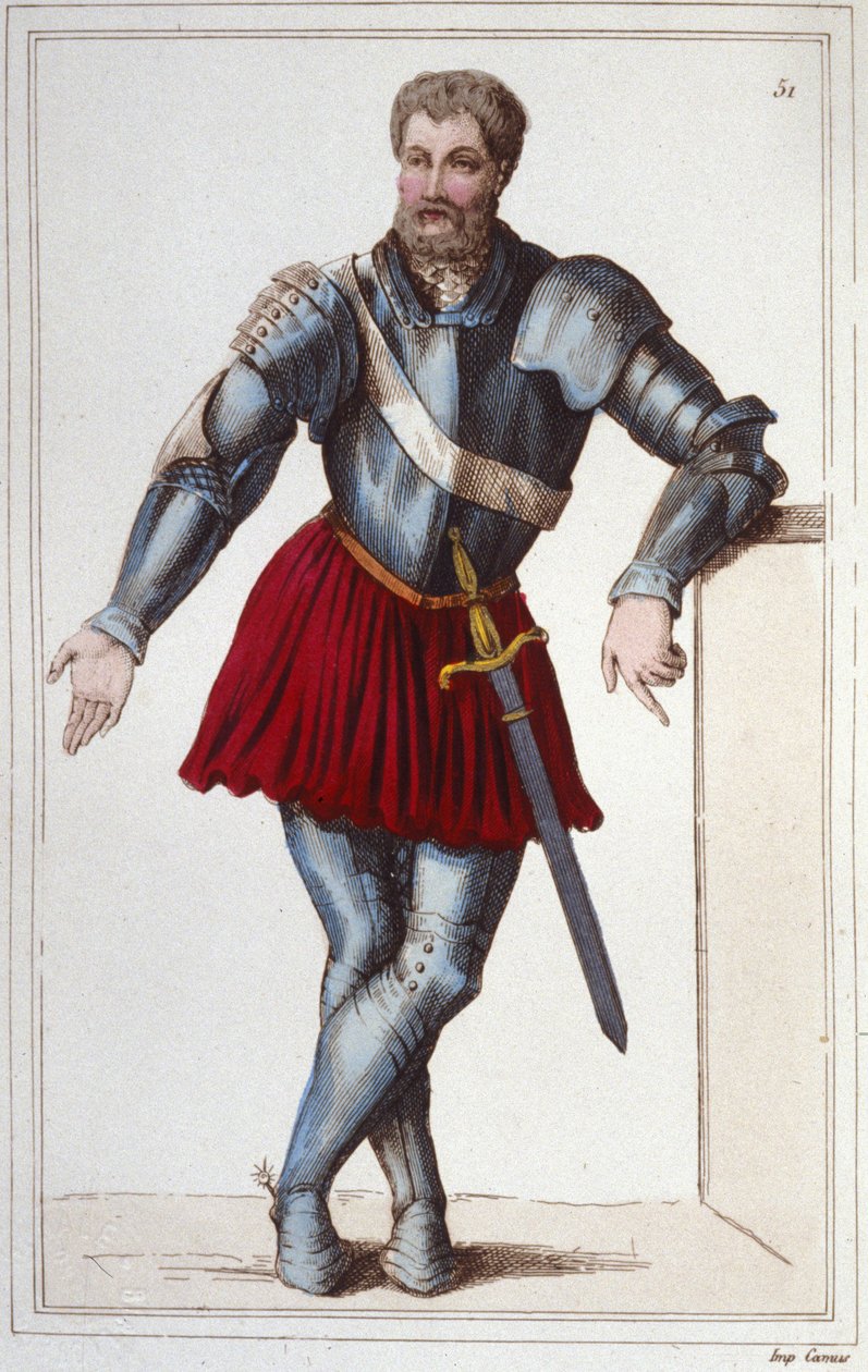1830 oyma şövalye Bayard (1475-1524) by Unknown artist