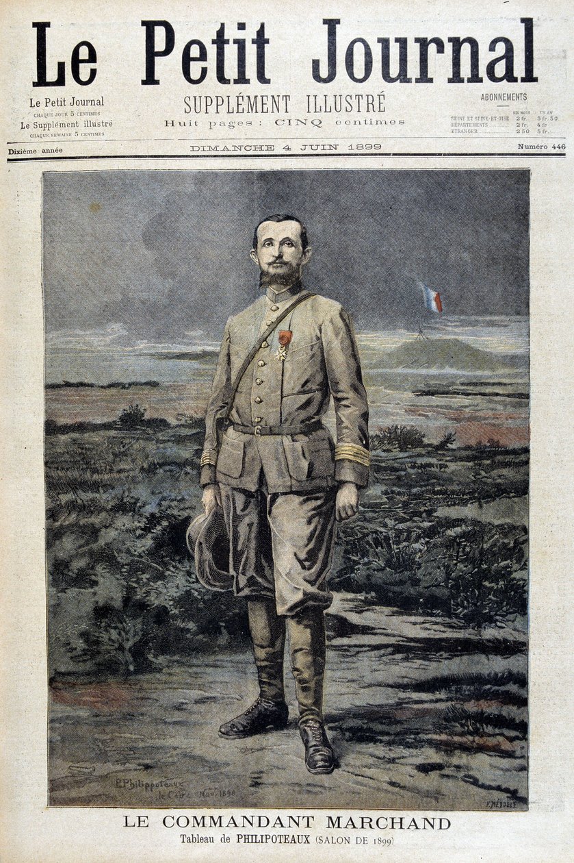 Komutan Marchand - 04/06/1899 tarihli “” Le petit Journal” da by Unknown artist