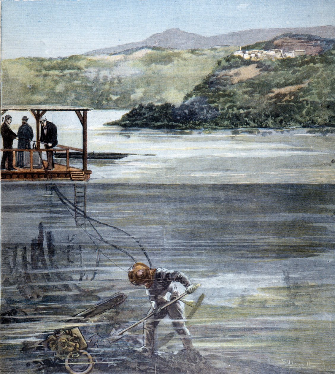 Dalgıç Paolo Pardi, 1893