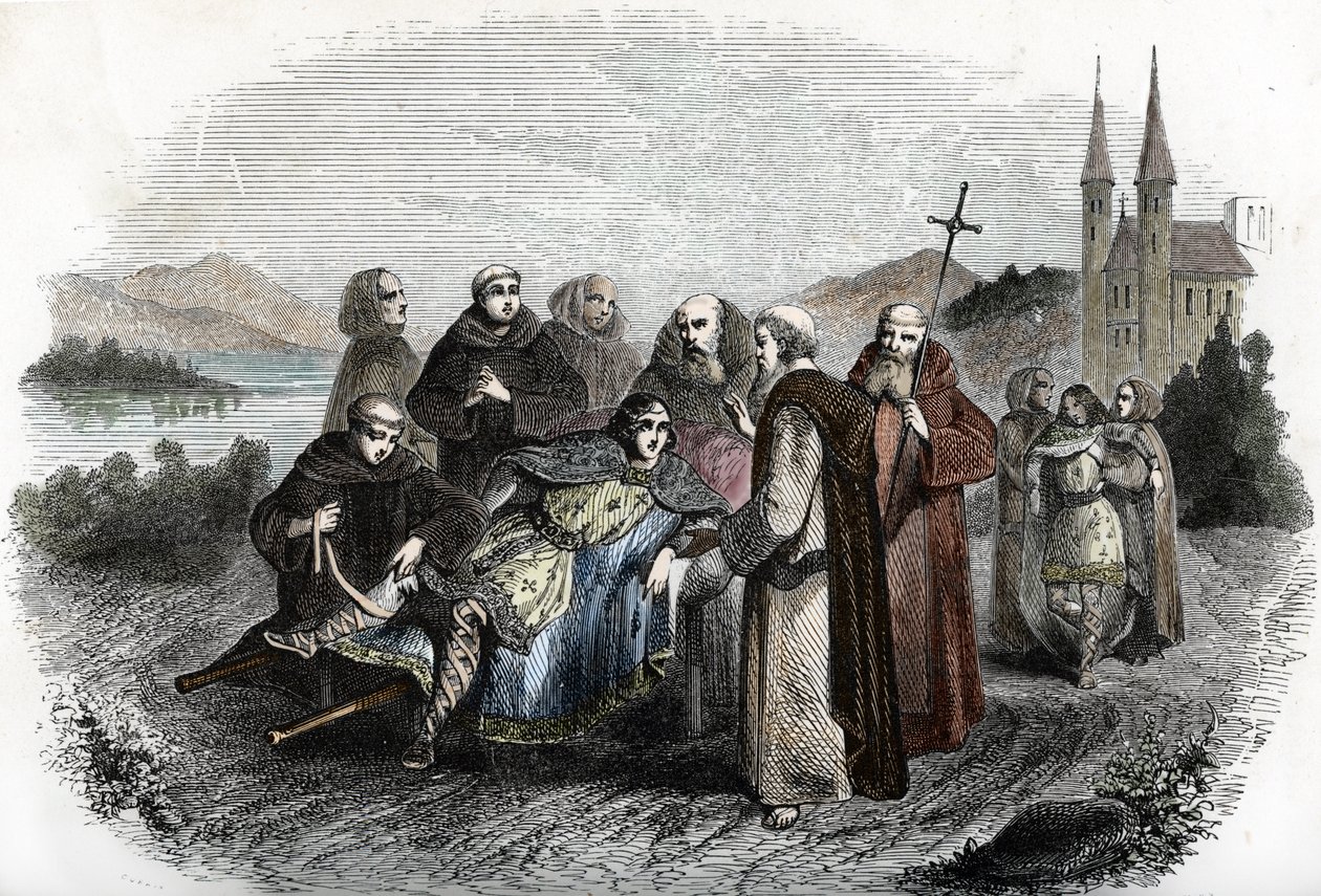 Legende des enerves de Jumieges: Merovenj kralı II. by Unknown artist