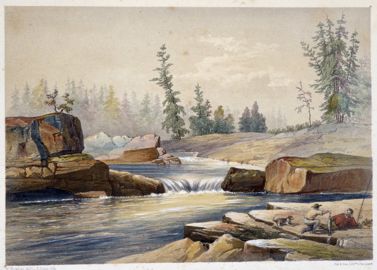Les chutes de papineau - William Hickman, ed. Halifax by Unknown artist