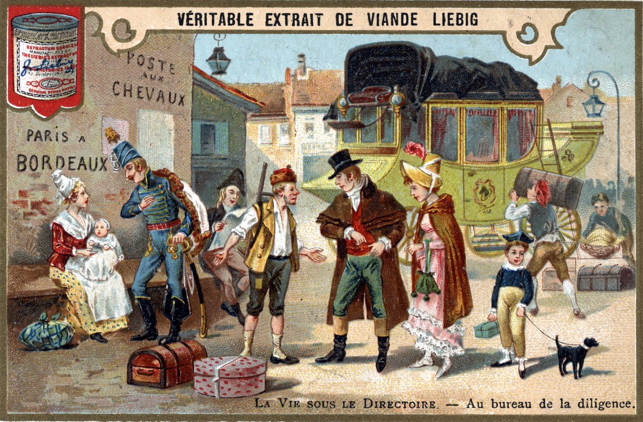 Yönetim Kurulunda Yaşam: Çalışkanlık Ofisinde. Kromolitografi, Liebig görüntüsü. by Unknown artist