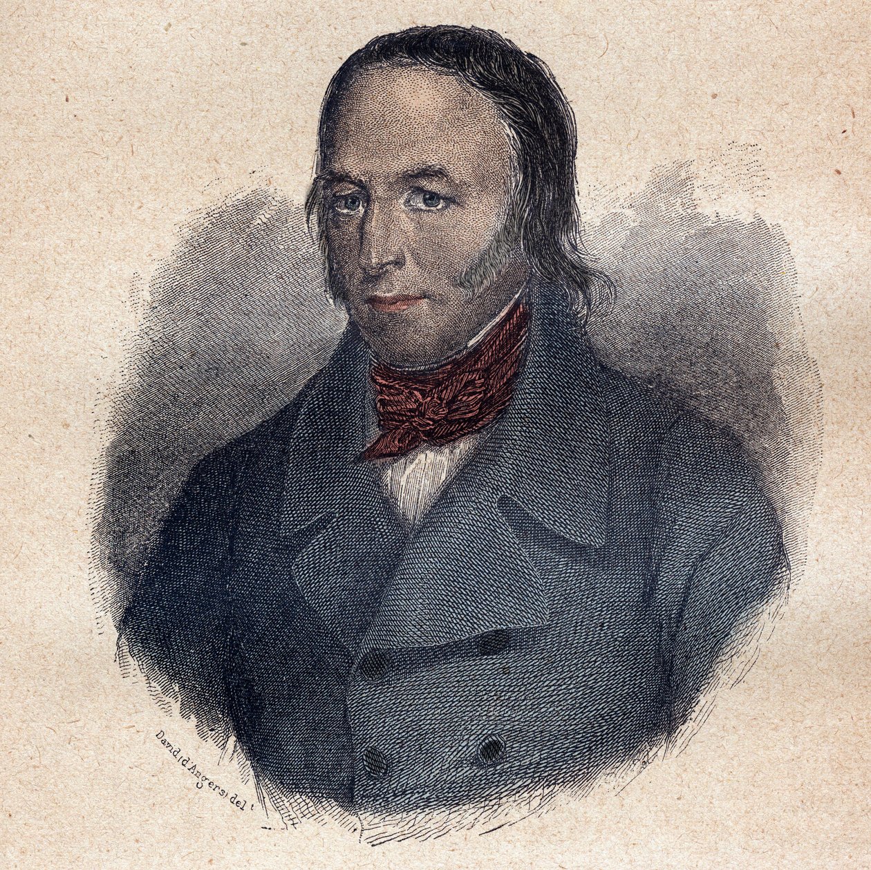 Louis Marie de Lahaye baron sonra Vikont de Cormenin (1788 1868) Fransız hukukçu ve siyasi hiciv yazarı, gravür by Unknown artist