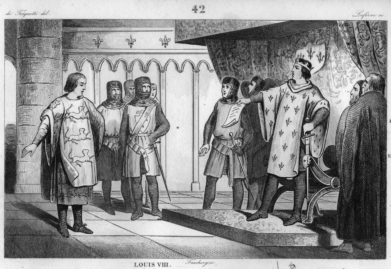 Louis VIII (1187-1226) Aslan, düşmanı İngiltere Henry III