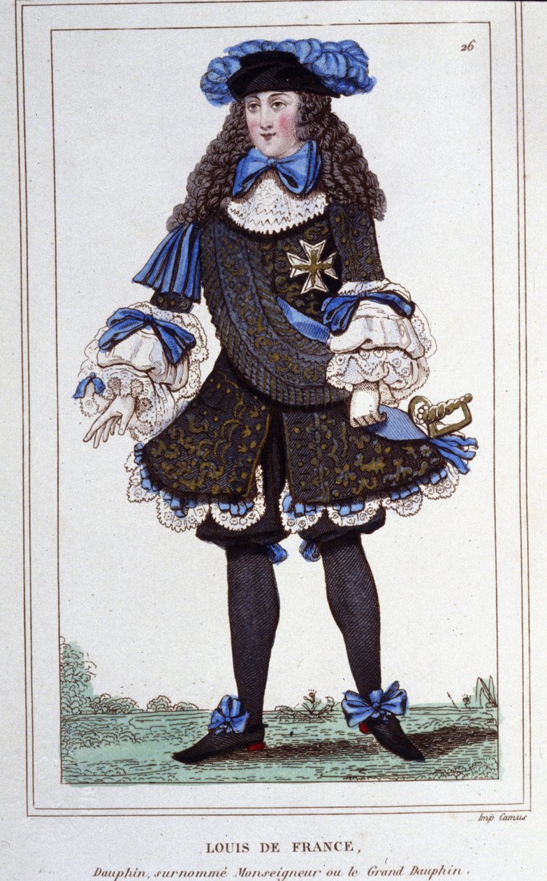 Louis de France, Monsenyöre Dauphin, ardından Büyük Dauphin (1661-1711) adını verdi. by Unknown artist