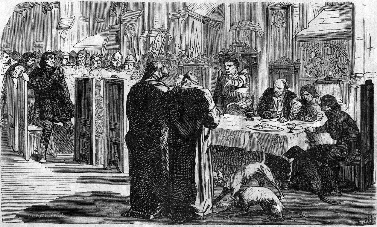 Louis de la Tremoille ve tutsakları Saint-Aubin-du-Cornier Savaşı