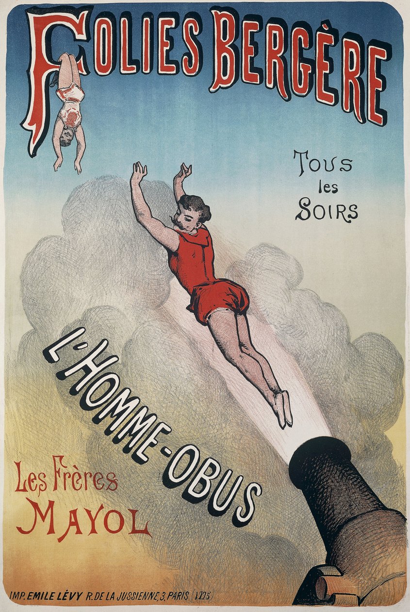 Dergiler (müzik salonu) - Folies-Bergere. (Folies Bergere) Her gece insan kabuğu by Unknown artist