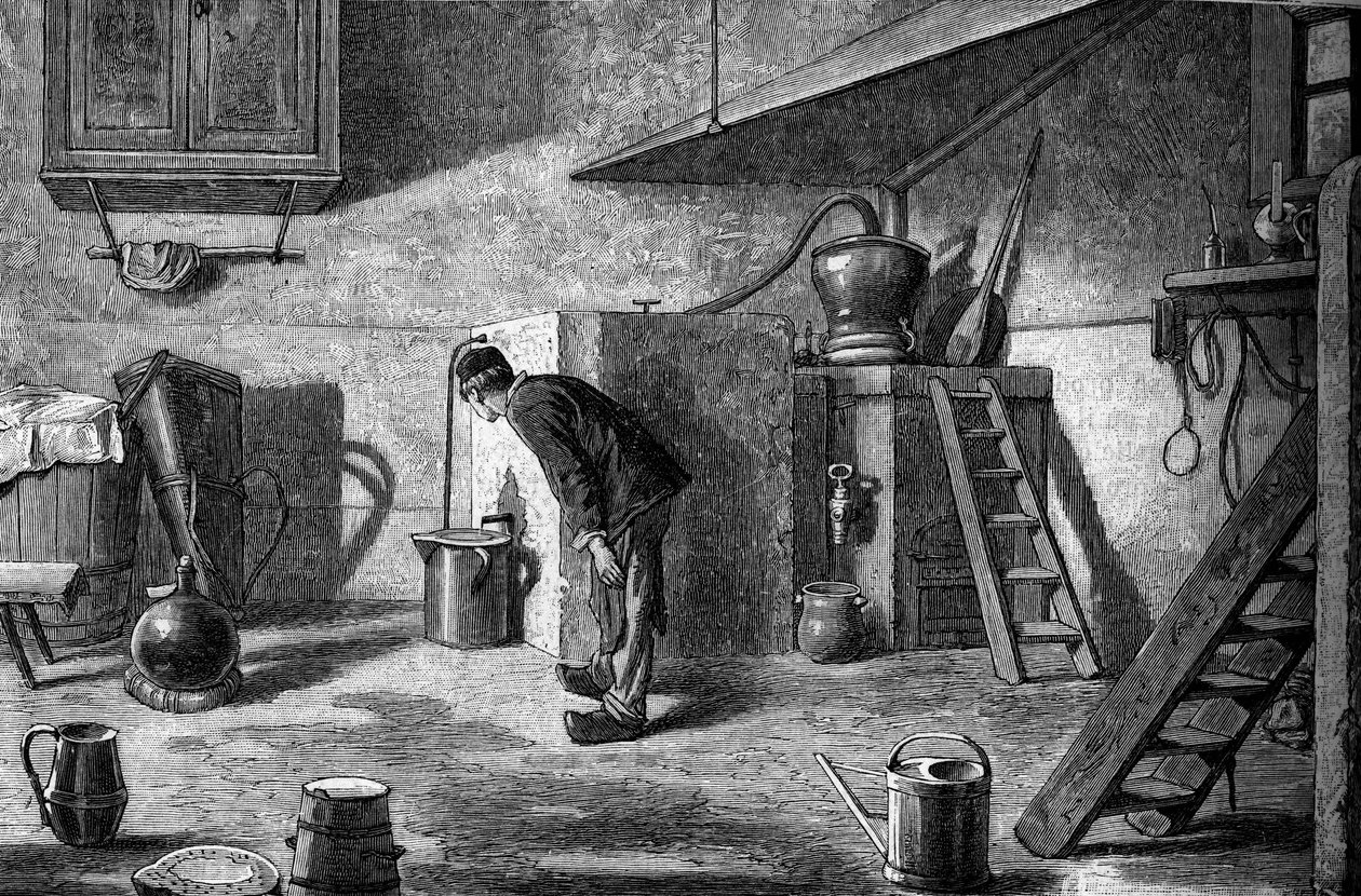 Kirsch imalatı: damıtma, Alsace