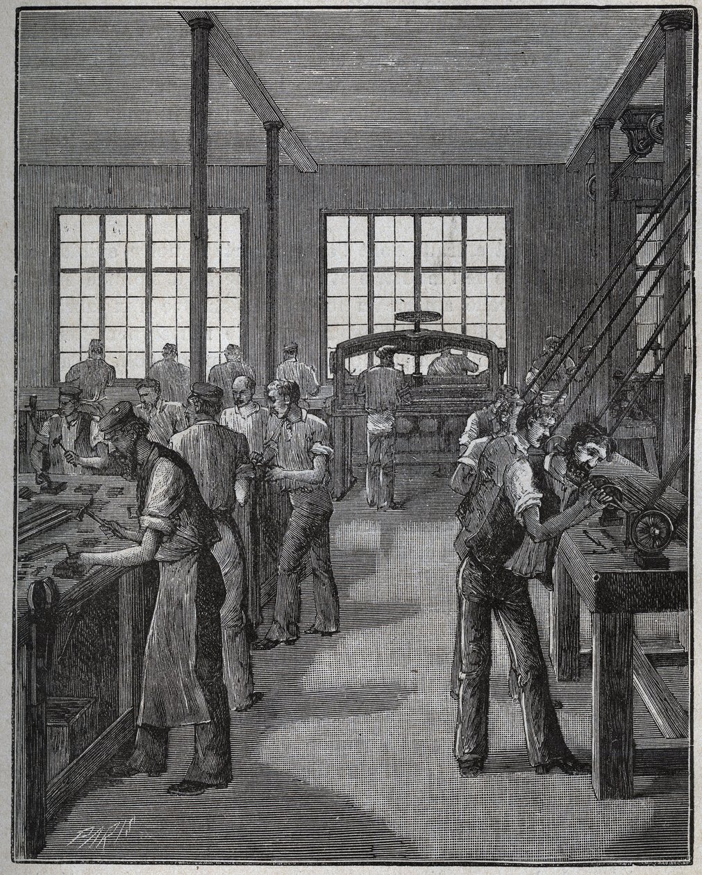 Kalemlik (kalemlik) ve kalemlik (kalemlik) imalatı. Adolphe BITARD