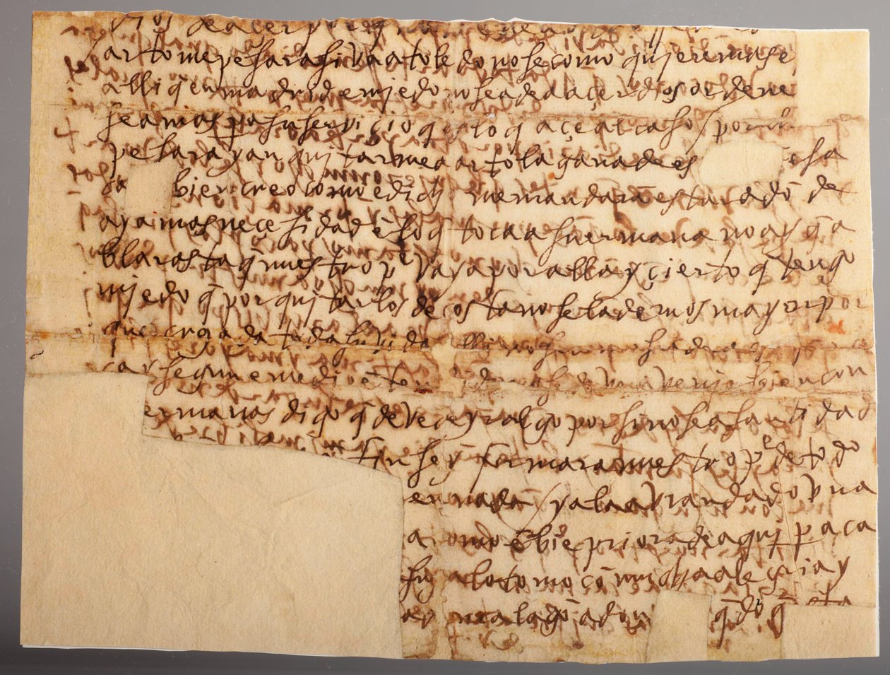 el yazması. Beas de Segura keşişlerine 7 numaralı mektup. Kağıt. Bölüm 2. 18 Kasım 1585. by Unknown artist
