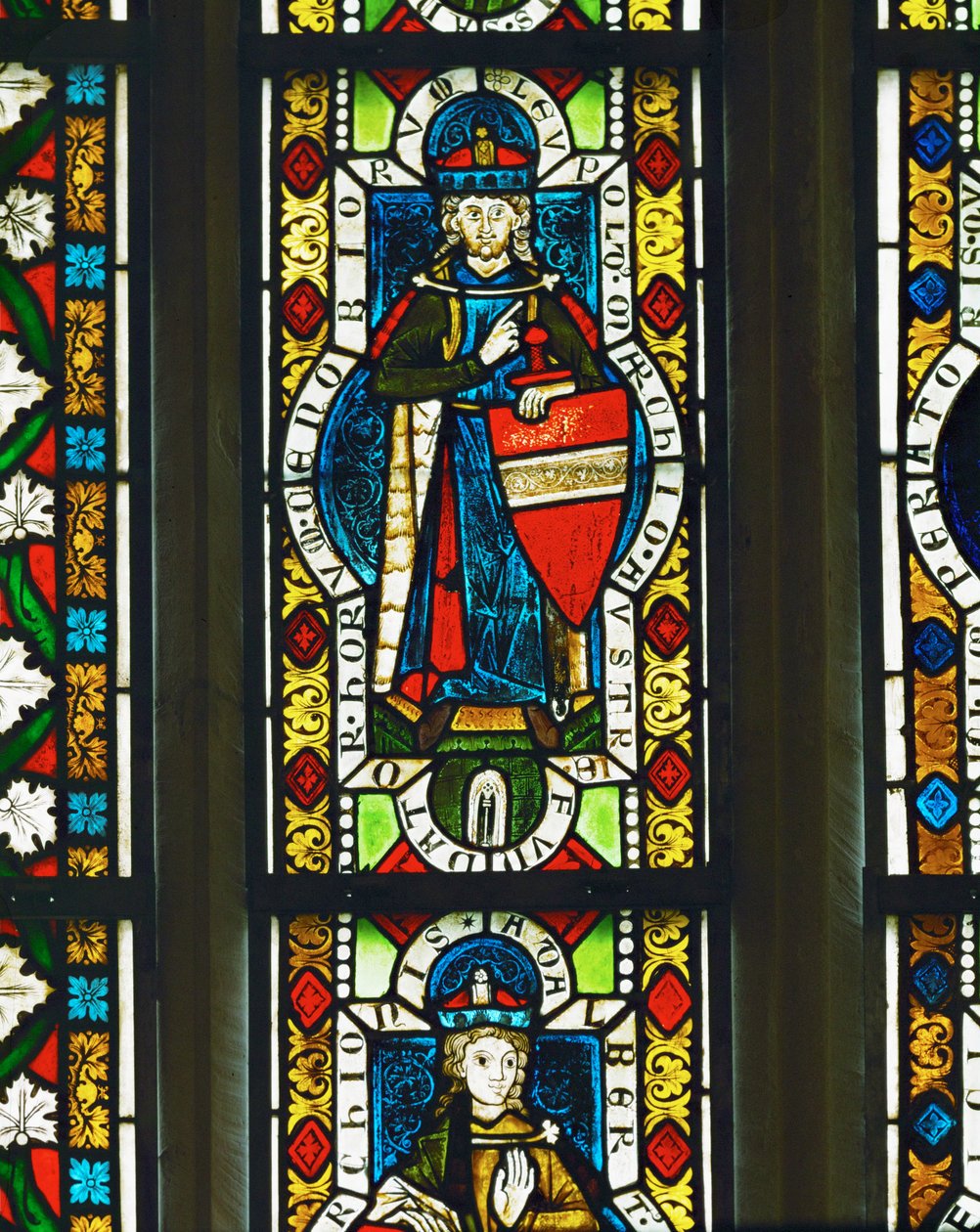 Babenberg Margrave Leopold III (vitray) by Unknown Artist