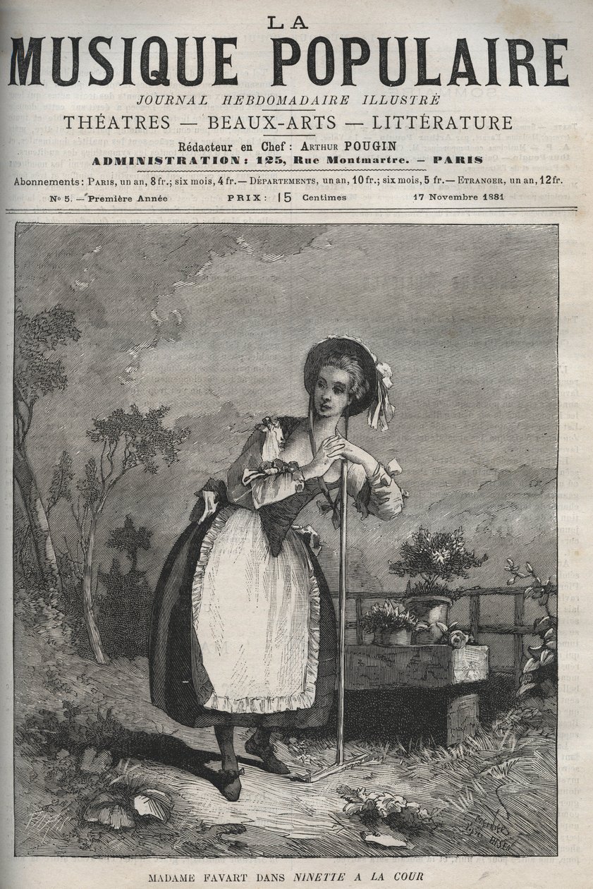 “” Ninette a la cour ou le Caprice amour”” da Marie Justine Benoite Duronceray (Madame Favart) - Charles Simon (Charles-Simon) Favart