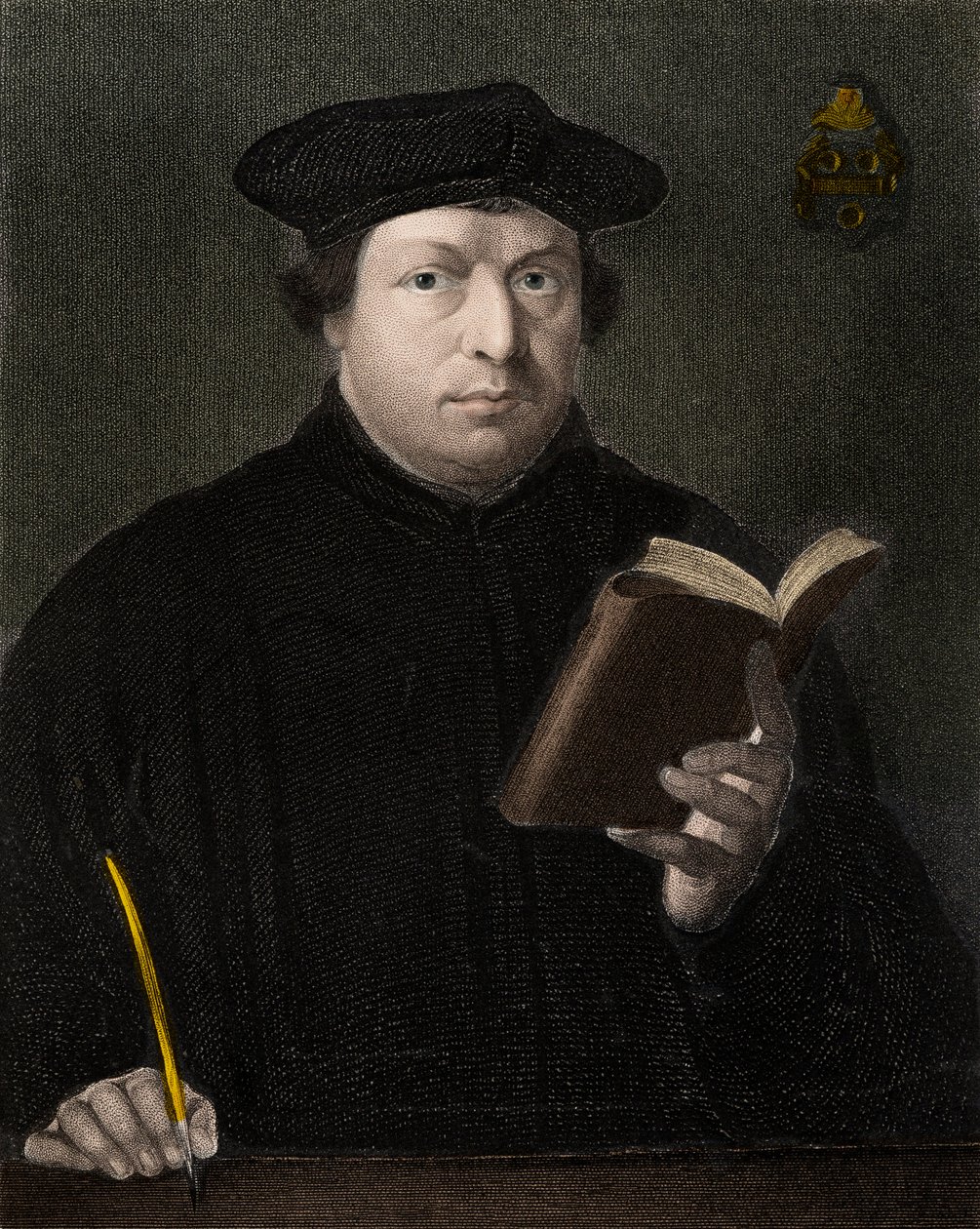 Martin Luther 1483-1546 - gravür - 19. yüzyıl by Unknown artist