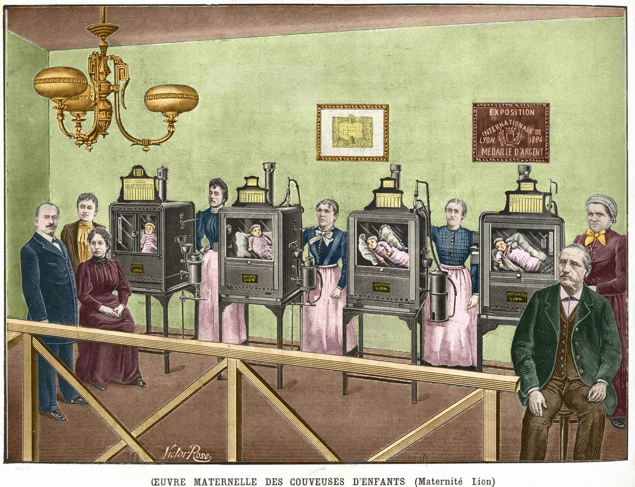Lyon Anneliği. 19. yüzyılın gravürü. by Unknown artist