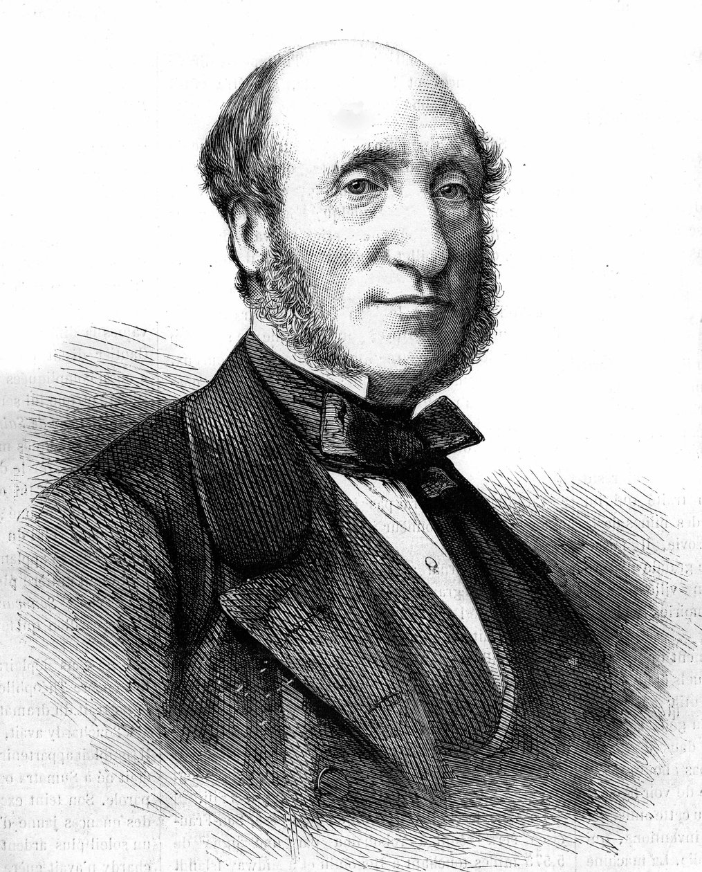 Michel Chevalier. Fransız ekonomist ve politikacı (1806 - 1879). by Unknown artist