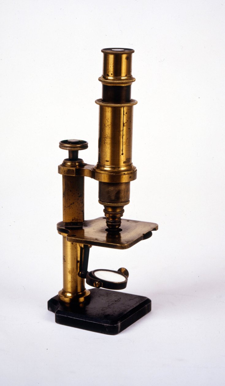 Mikroskop. 19. yüzyıl by Unknown artist
