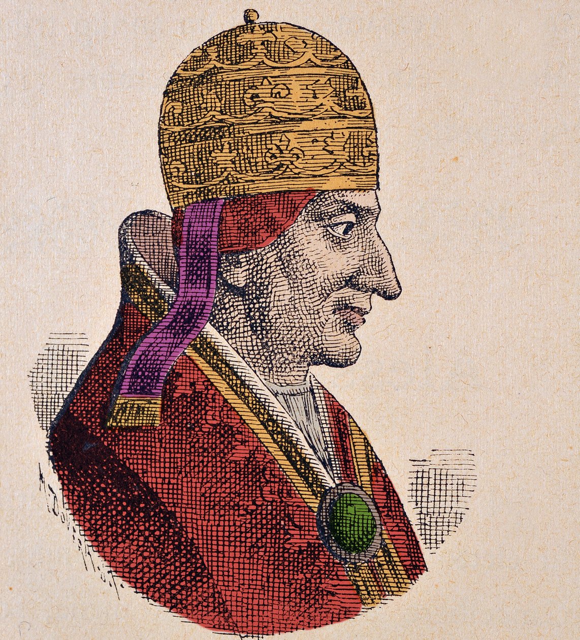 Orta Çağ: Papa III. Hergenrother” 1898 by Unknown artist