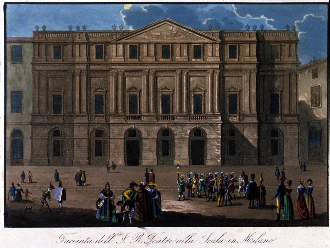 Milano, La Scala, 1810 civarı. by Unknown artist