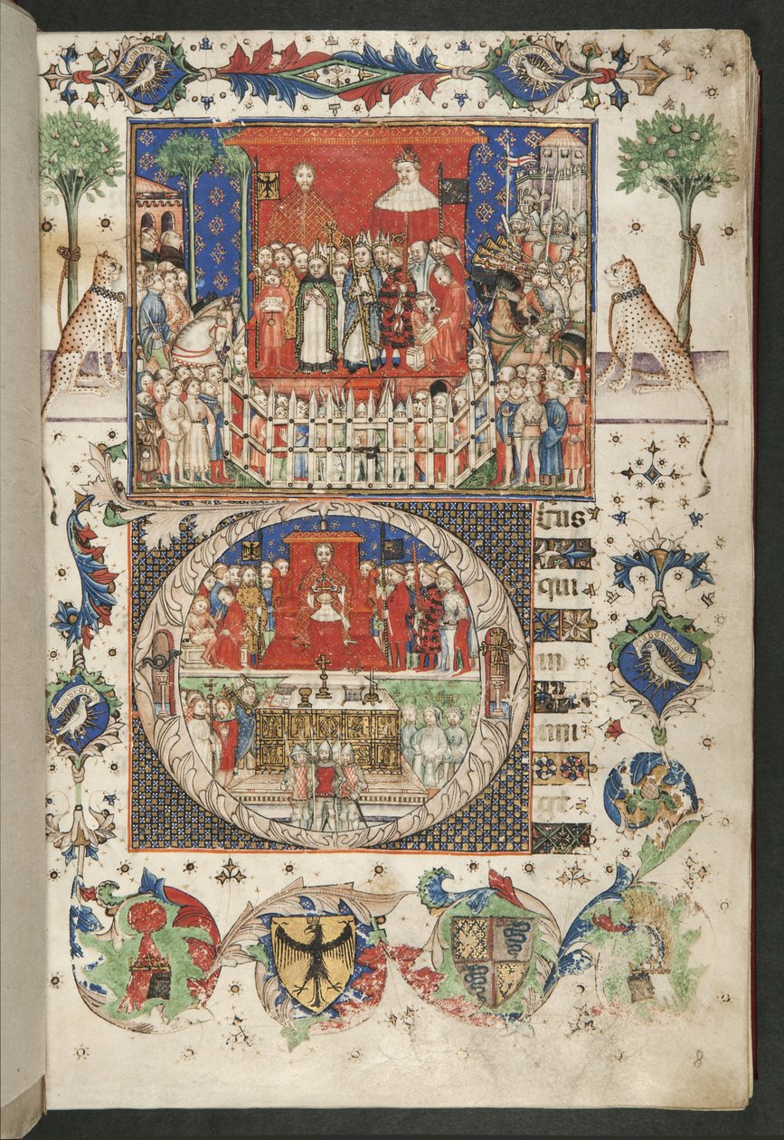 Gian Galeazzo Visconti Missal, sayfa 8 by Unknown