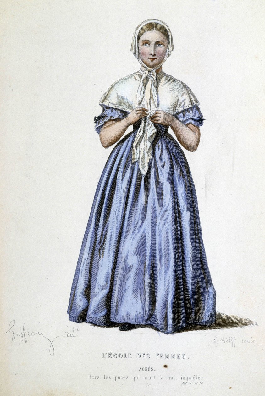 Molière Kadın Okulu: Agnès by Unknown artist