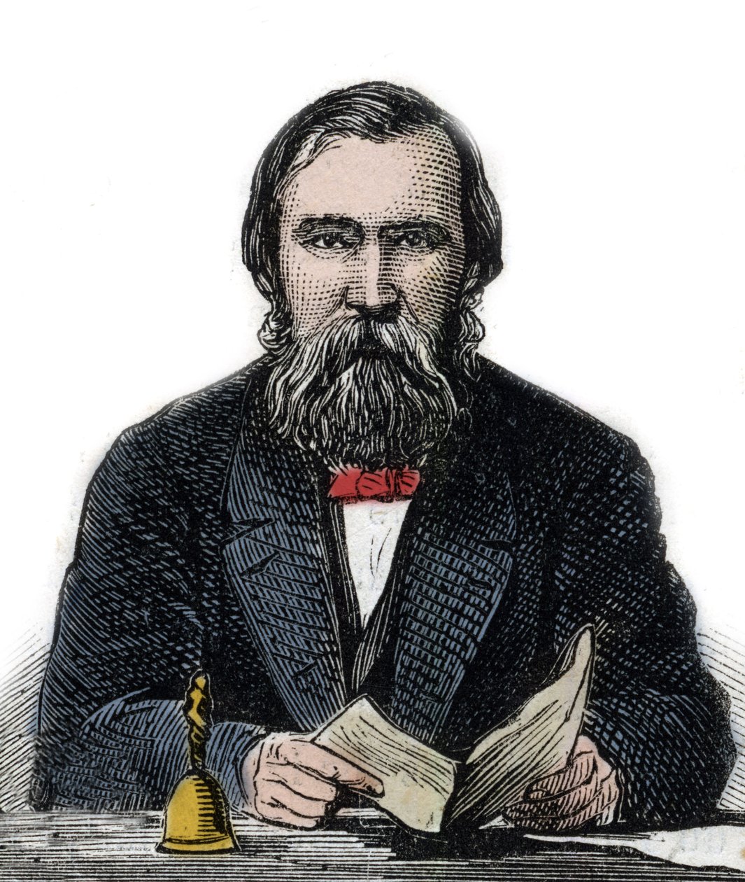 Moritz Lazarus - İngiliz filozof, psikolog (1824-1903) - by Unknown artist