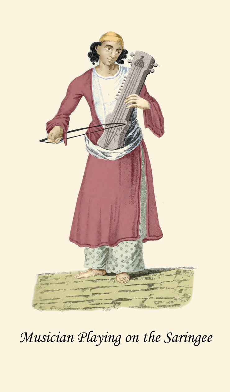 Saringee Çalan Müzisyen by Unknown Artist