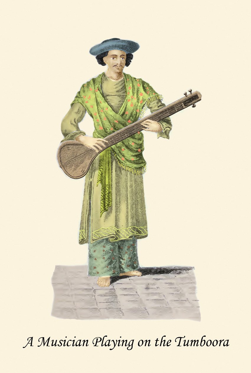 Tumboora Çalan Müzisyen by Unknown Artist