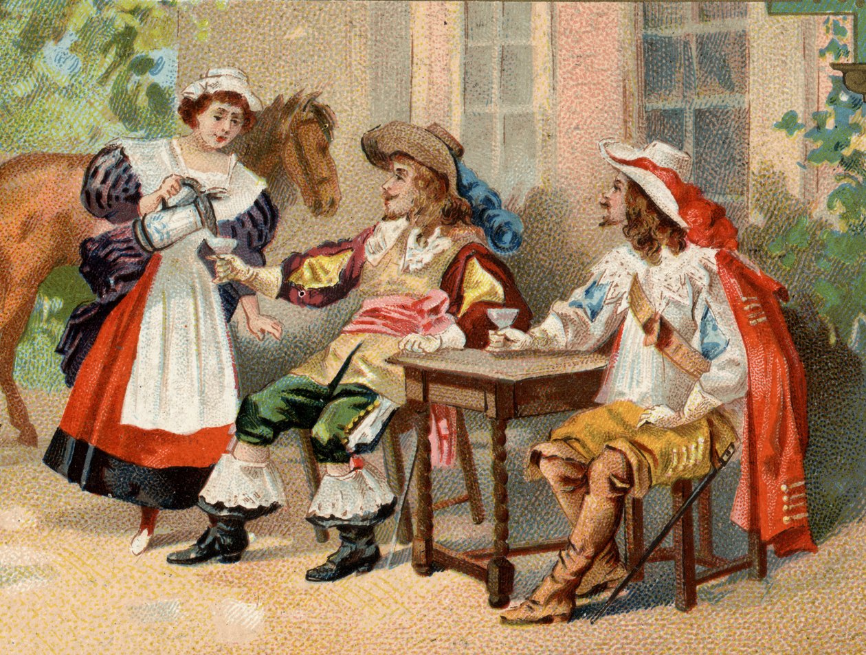 Louis XIII altında silahşörler. by Unknown artist