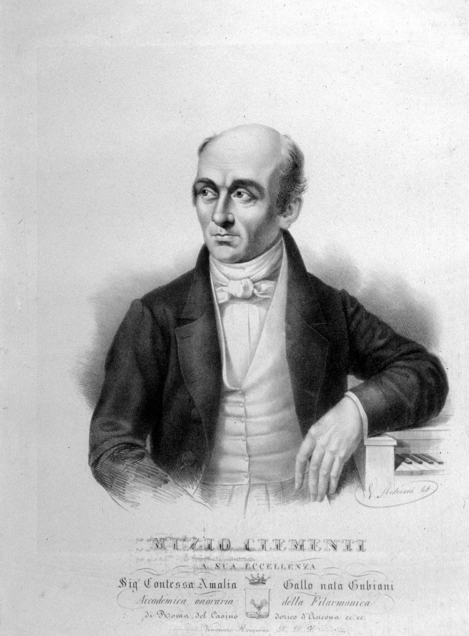 Muzio Clementi (1752-1832), İtalyan piyanist ve besteci by Unknown artist