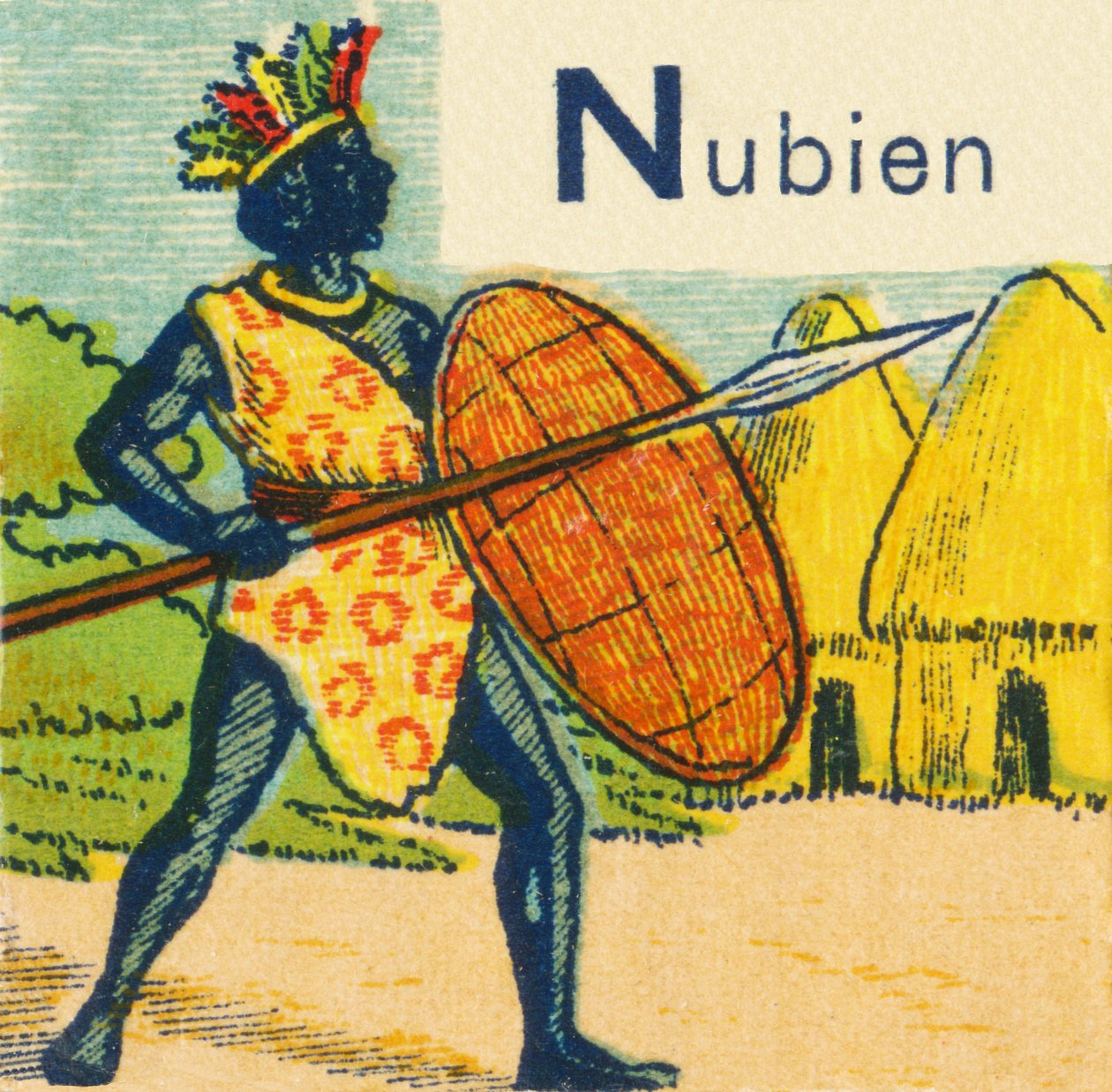 N Nubian olarak by Unknown artist