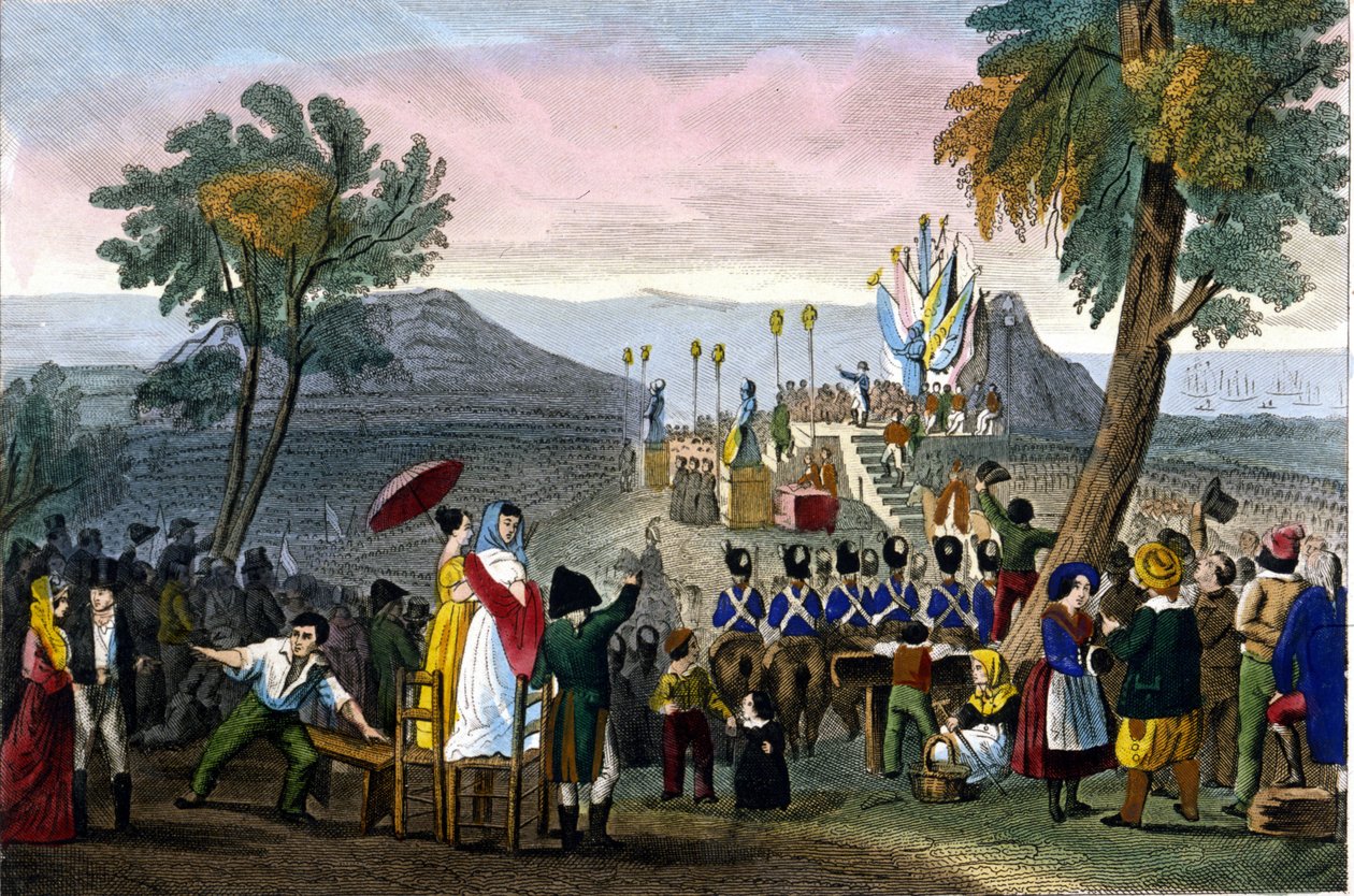 Napolyon Legion of Honor'u 16 Ağustos'ta Camp de Boulogne'daki askerlere teslim ettim. by Unknown artist