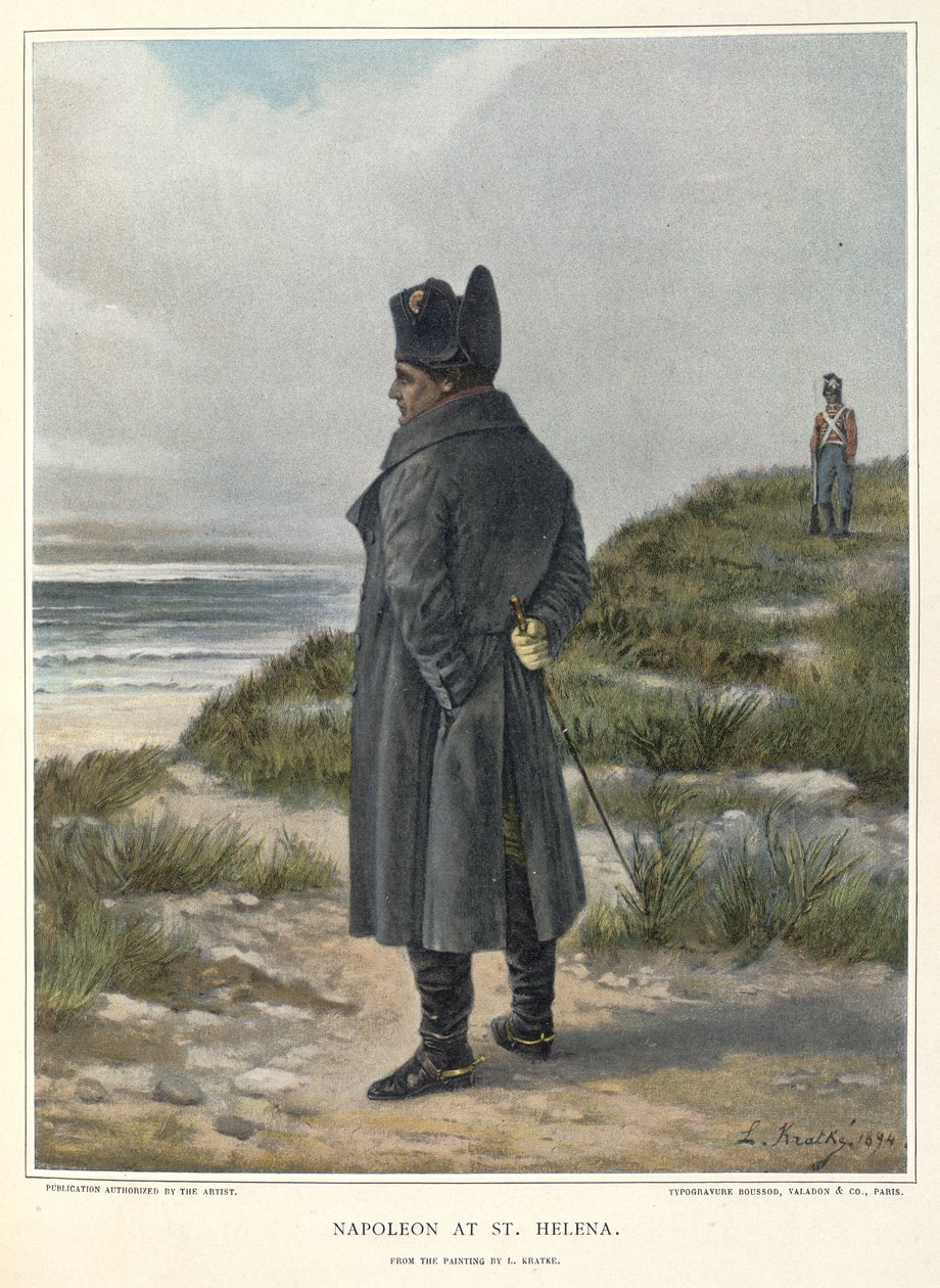St. Helena'da Napolyon by Unknown artist