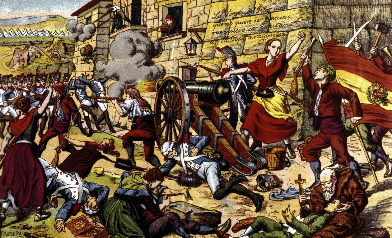 Napolyon Savaşları: Zaragoza Kuşatması (15 Haziran - 14 Ağustos) by Unknown artist