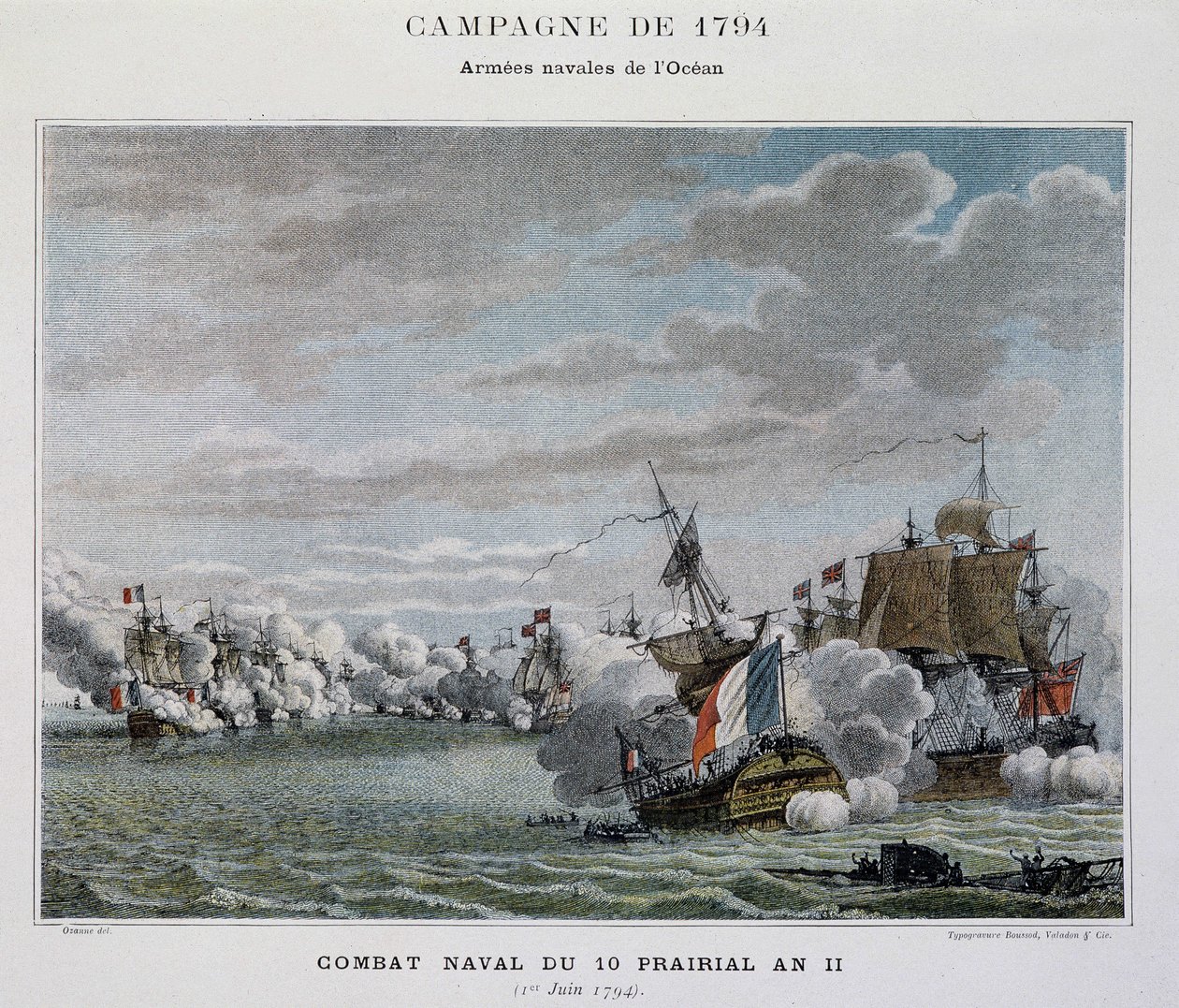 Deniz muharebesi, du 10 kır An II (1794) - “” Napolyon