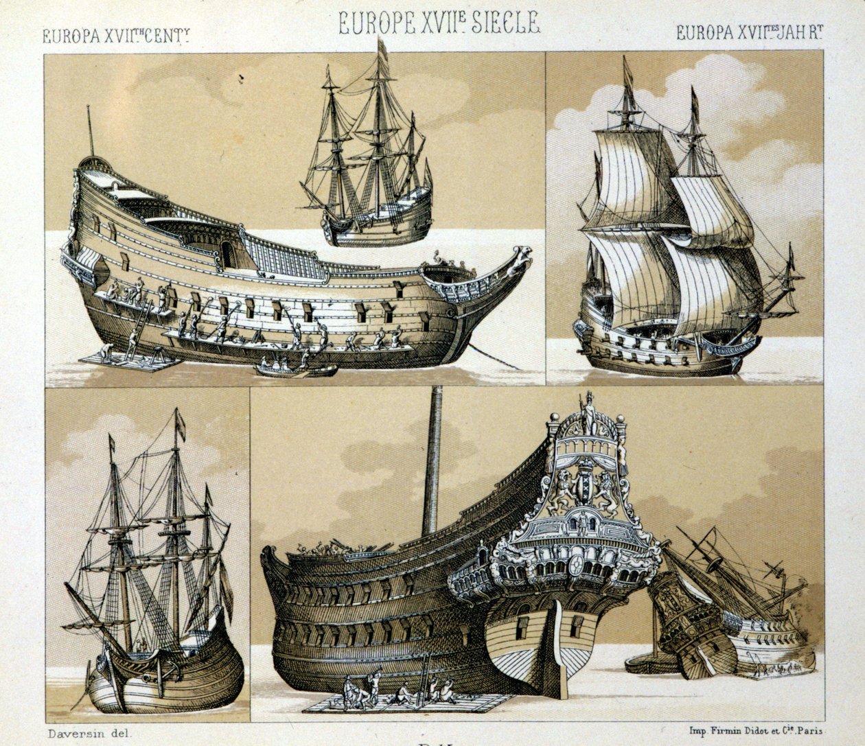 17. yüzyılda donanma ve tüccar - Raquet 1888