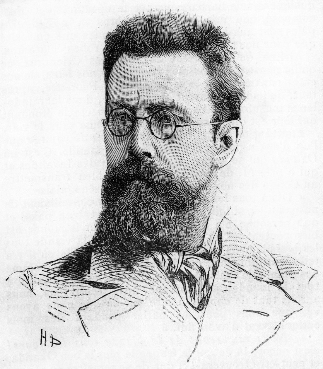 Nicholas (Nikolai) Rimski Korsakov (Rimsky-Korsakov) (1844-1908), Rus besteci. 1889
