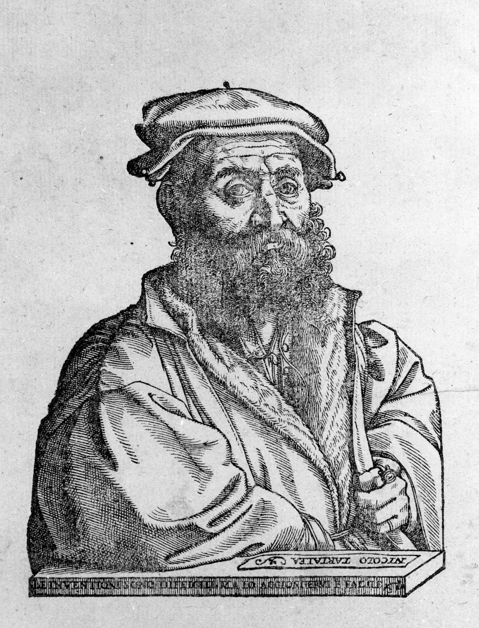 Nicolo (Niccolo) Tartaglia (1499 - 1557) İtalyan matematikçi. by Unknown artist